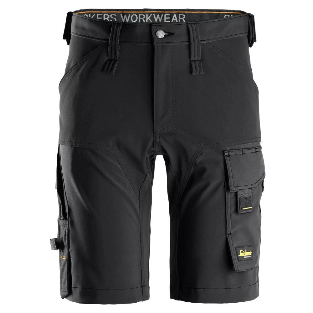 Snickers 6173 Allroundwork 4-Way Stretch Werkshorts 0404 Black Black