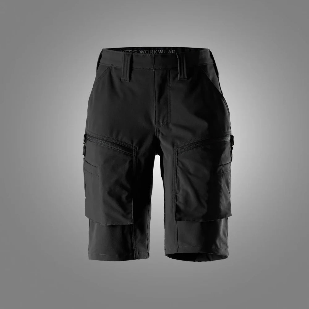 Snickers 6174 Servicework Service Stretch Dameswerkshorts Black