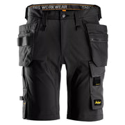 Snickers 6175 Allroundwork 4-Way Stretch Werkshorts Met Holsterzakken 0404 Black Black