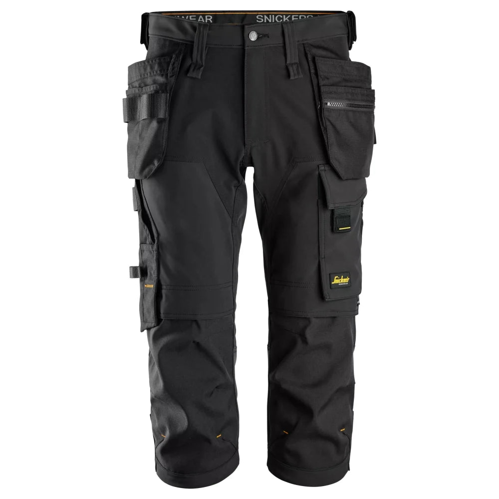 Snickers 6178 Allroundwork 4-Way Stretch Pirate Werkbroek Met Holsterzakken 0404 Black Black