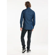 Chaud Devant Overhemd/Blouse Men Blue Denim Stretch