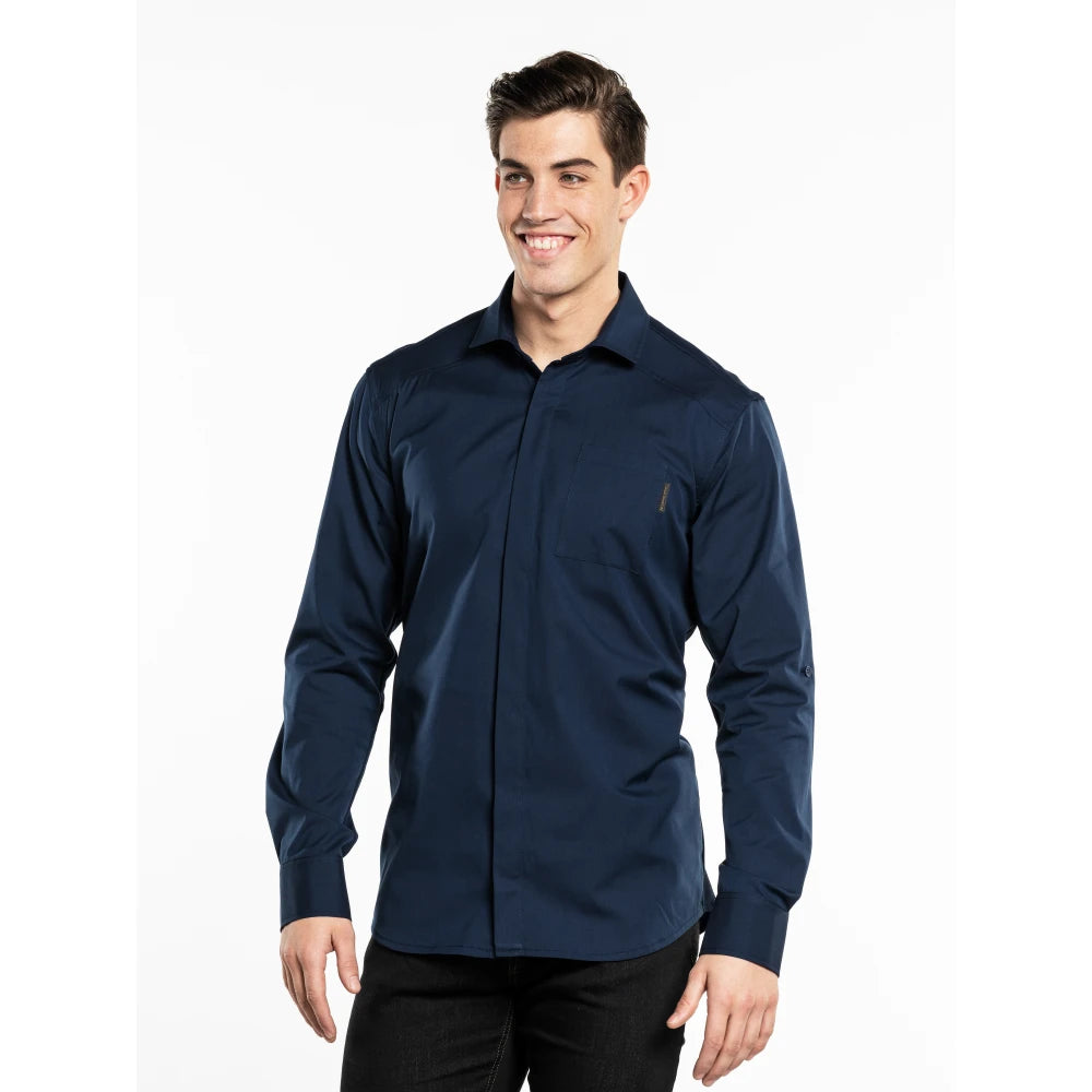 Chaud Devant Overhemd/Blouse Men Navy Fx