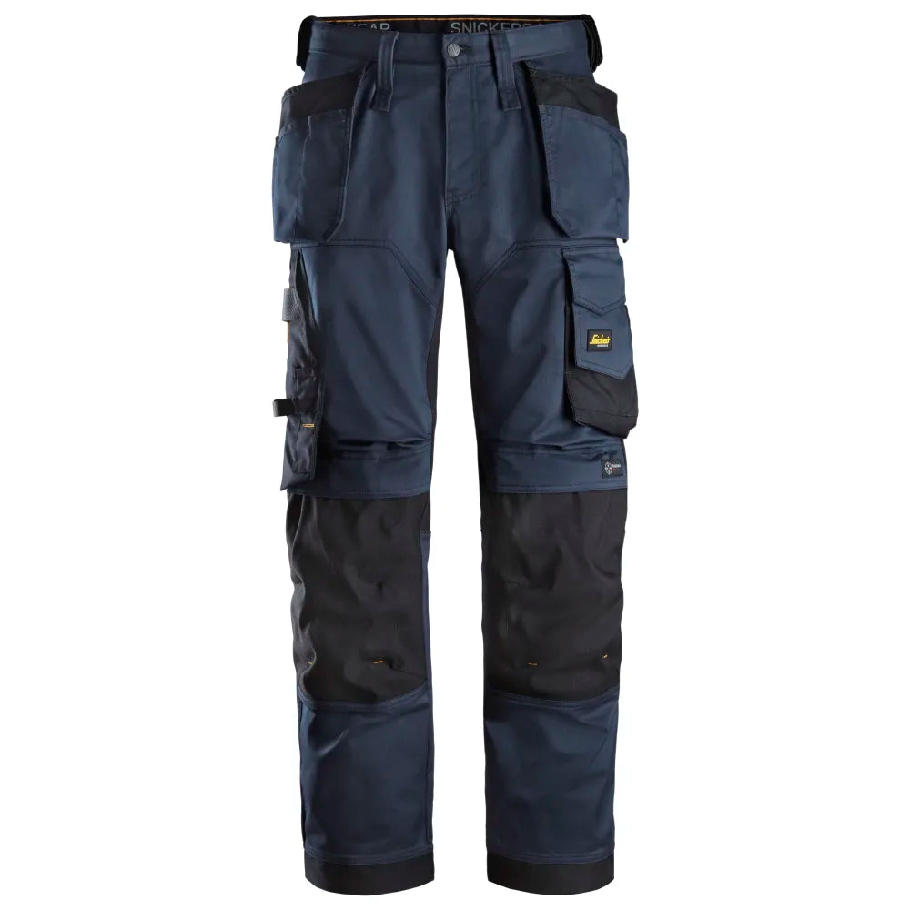Snickers 6251 Allroundwork Stretch Loose Fit Werkbroek Met Holsterzakken 9504 Navy Black