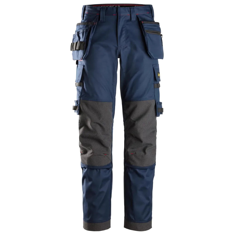 Snickers 6273 Protecwork 2-Way Stretch Werkbroek Met Holsterzakken 9500 Navy