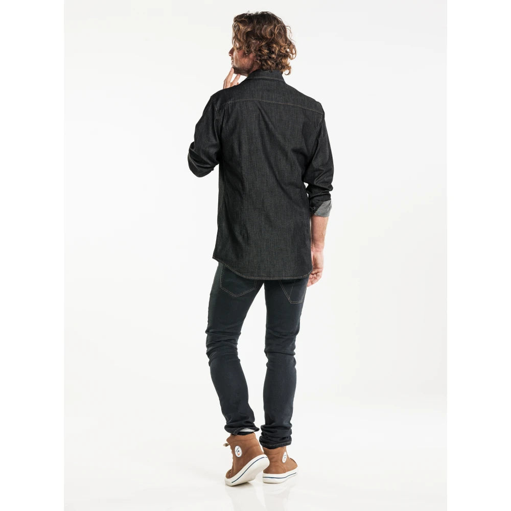 Chaud Devant Overhemd/Blouse Men Antra Denim Stretch