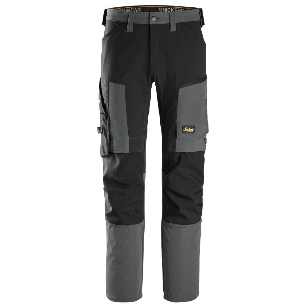 Snickers 6318 Allroundwork 4-Way Stretch Werkbroek 5804 Steel Grey Black