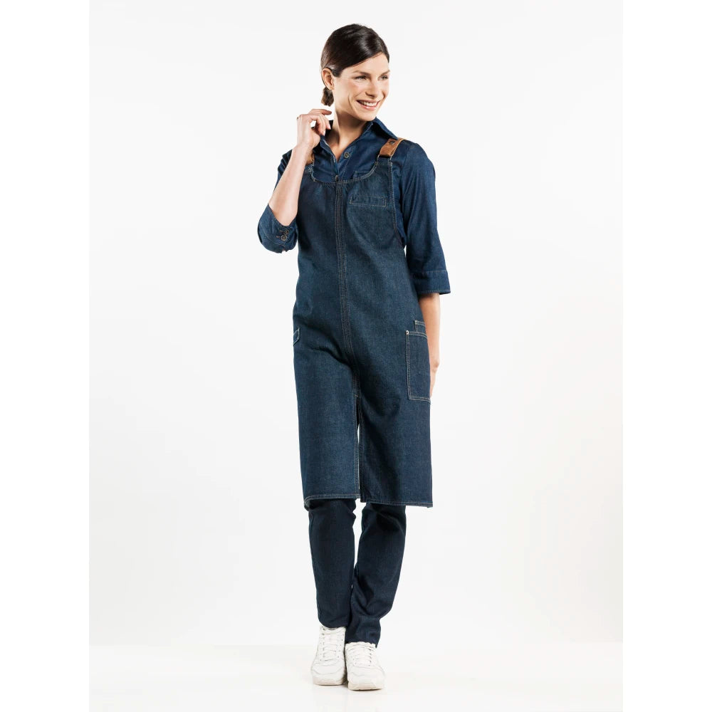 Chaud Devant Schort Forene Cross Blue Denim