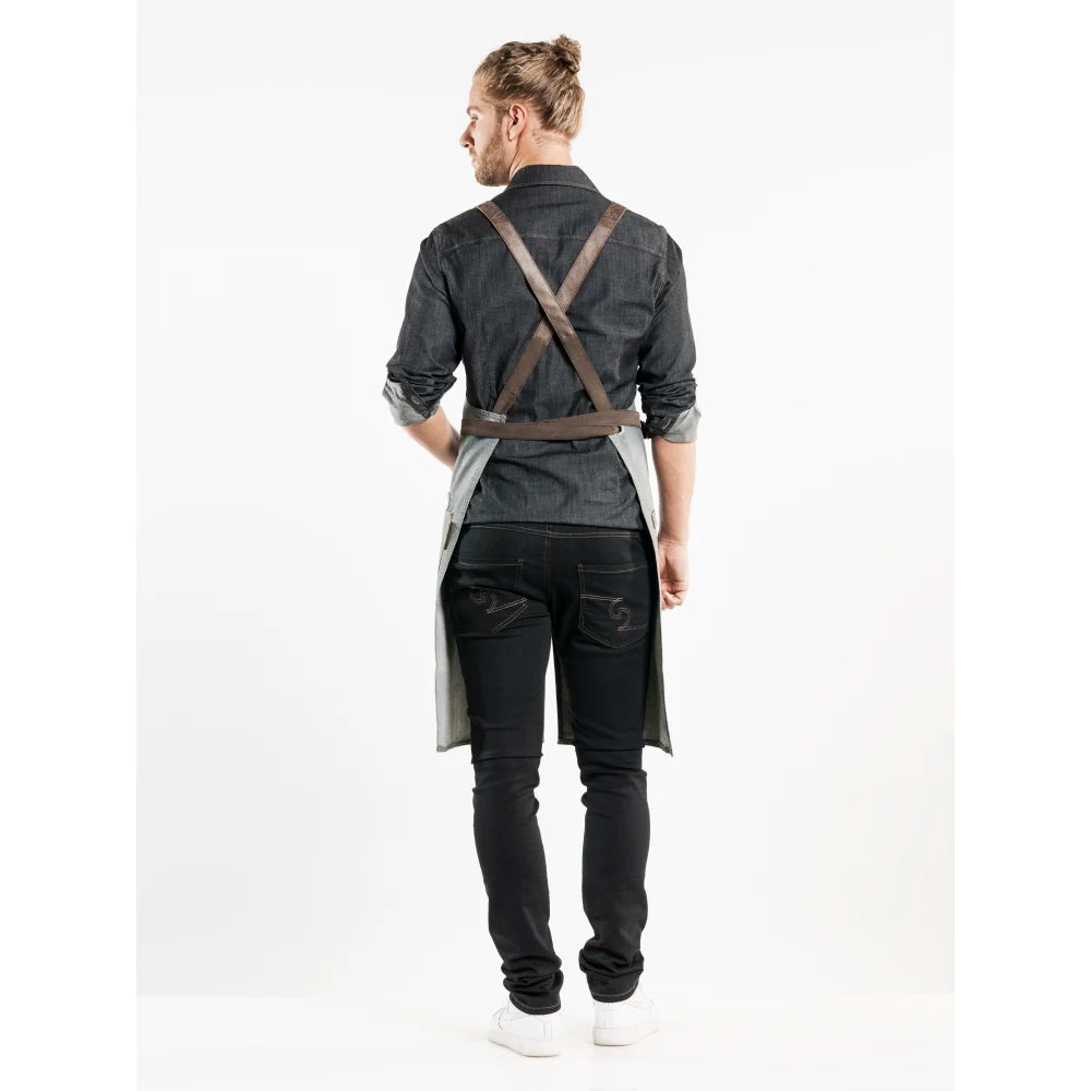 Chaud Devant Schort Forene Cross Grey Denim