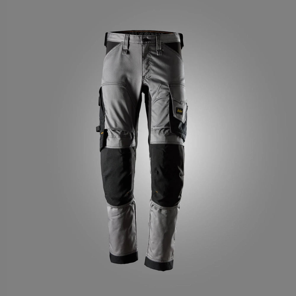 Snickers 6341 Allroundwork 2-Way Stretch Werkbroek 1804 Grey Black