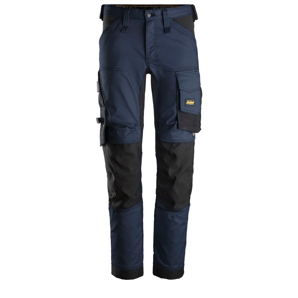 Snickers 6341 Allroundwork 2-Way Stretch Werkbroek 9504 Navy Black