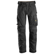 Snickers 6351 Allroundwork Stretch Loose Fit Werkbroek 0404 Black Black