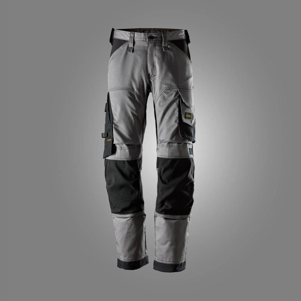 Snickers 6351 Allroundwork Stretch Loose Fit Werkbroek 1804 Grey Black