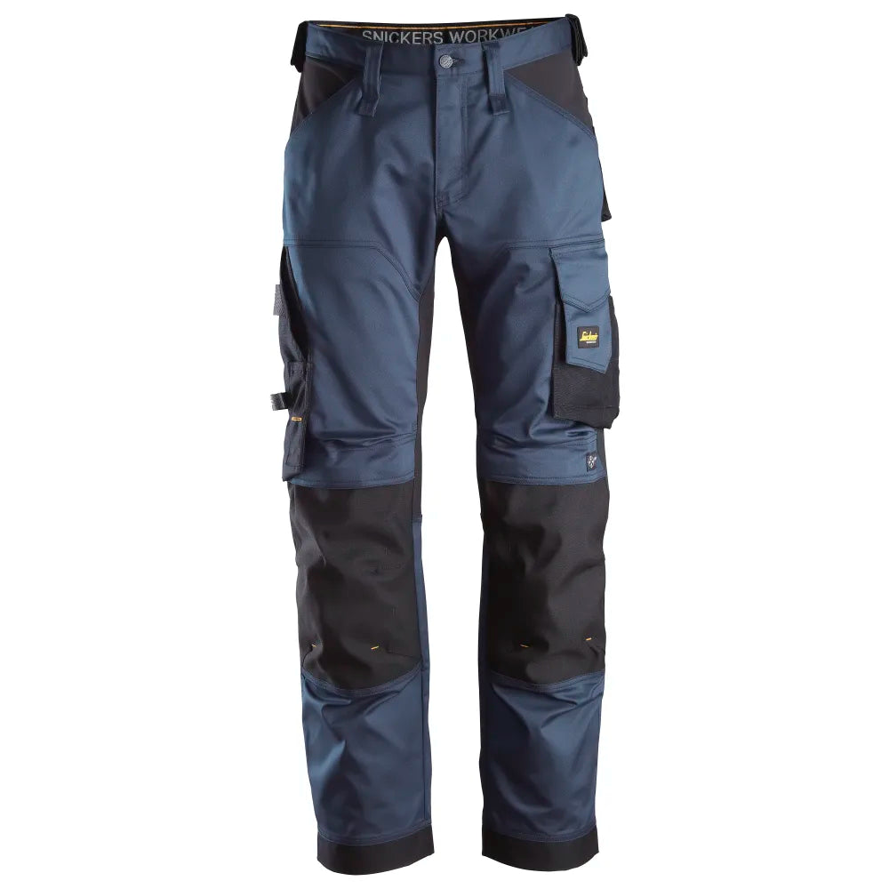 Snickers 6351 Allroundwork Stretch Loose Fit Werkbroek 9504 Navy Black