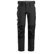 Snickers 6371 Allroundwork Full Stretch Werkbroek 0404 Black Black