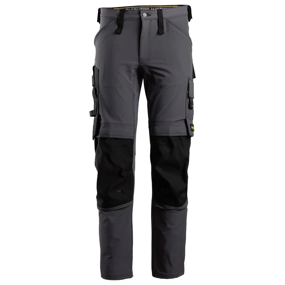 Snickers 6371 Allroundwork Full Stretch Werkbroek 5804 Steel Grey Black