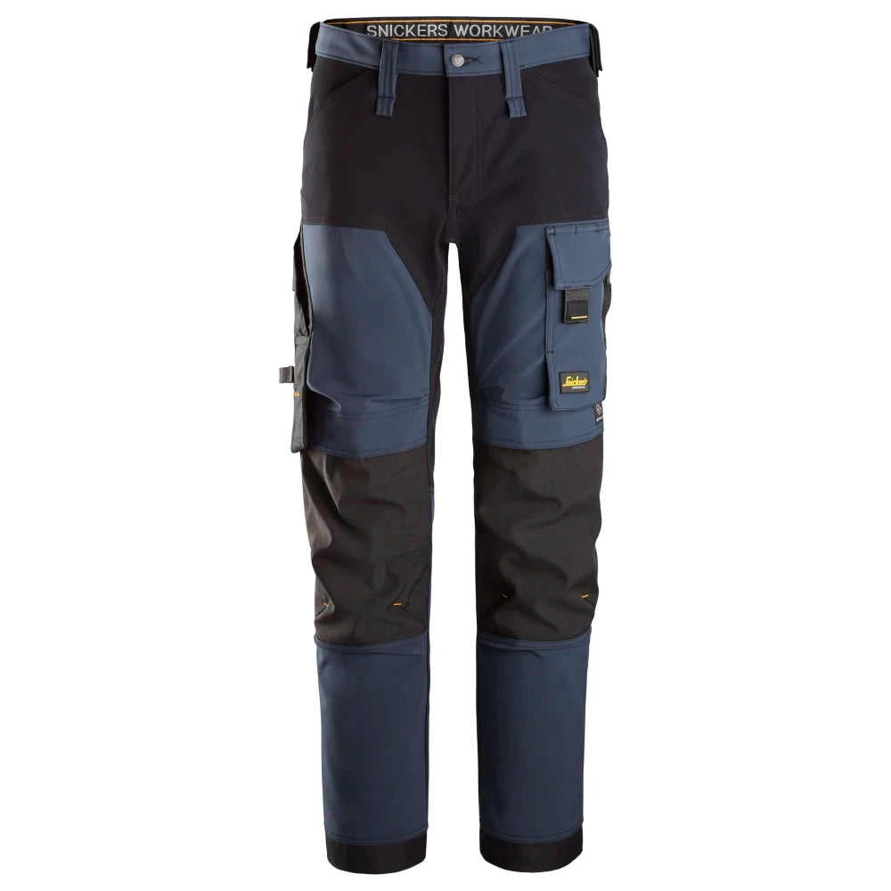 Snickers 6375 Allroundwork 4-Way Stretch Werkbroek Winddicht 9504 Navy Black