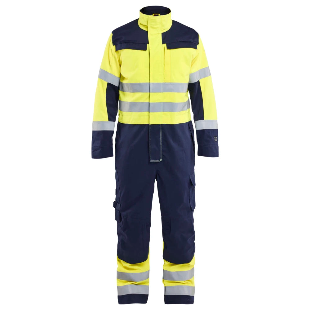Blaklader 6379 1514 Multinorm Overall High Vis Geel Marineblauw