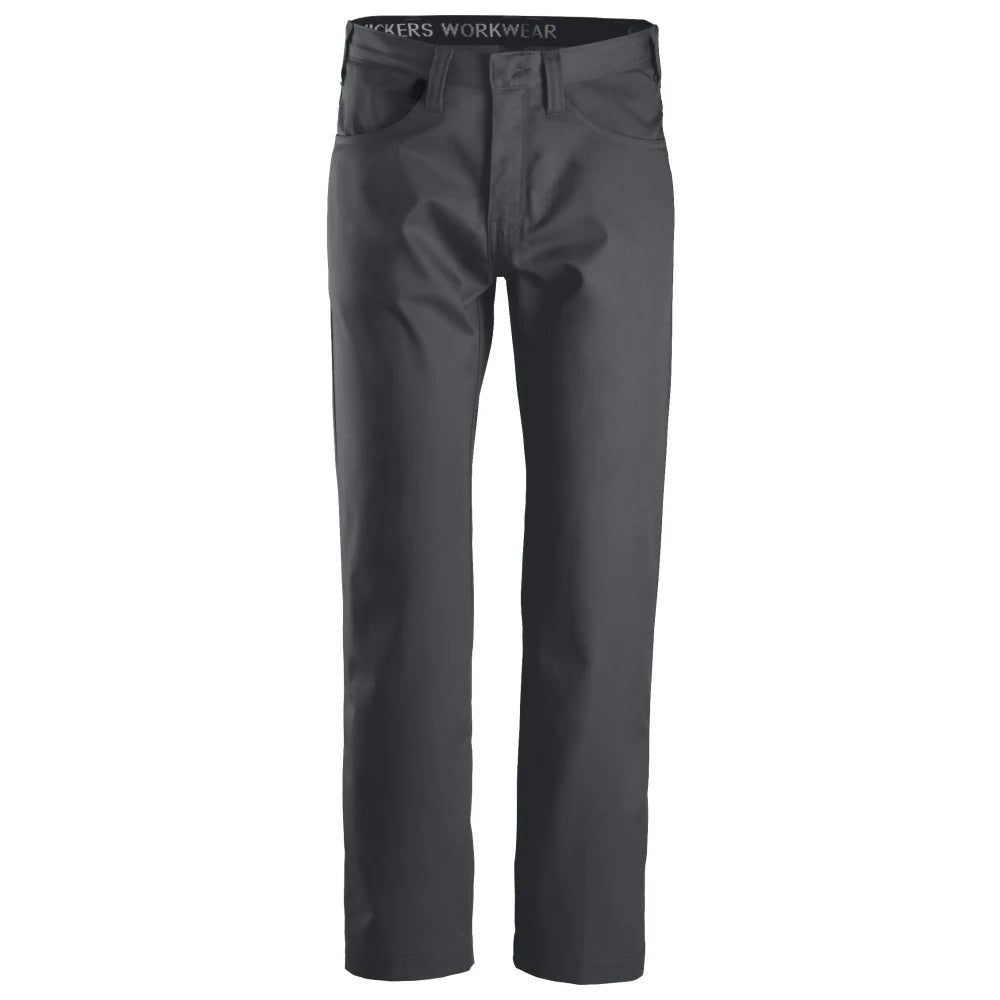 Snickers 6400 Service Chino Broek 5800 Steel Grey