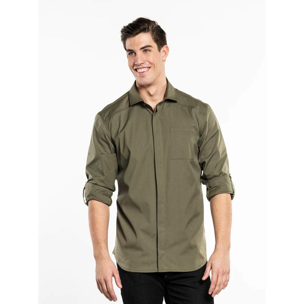 Chaud Devant Overhemd/Blouse Men Moss Fx
