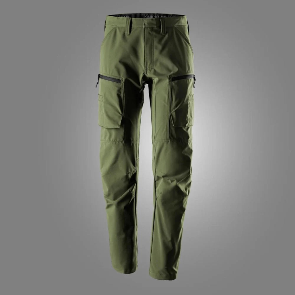 Snickers 6410 Servicework Service Stretch Werkbroek Khaki Green