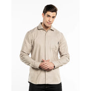 Chaud Devant Overhemd/Blouse Men Sand Melee Fx