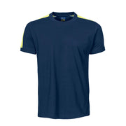 Projob 2019 T-Shirt Met Fluo Inzetstukken Marine Geel