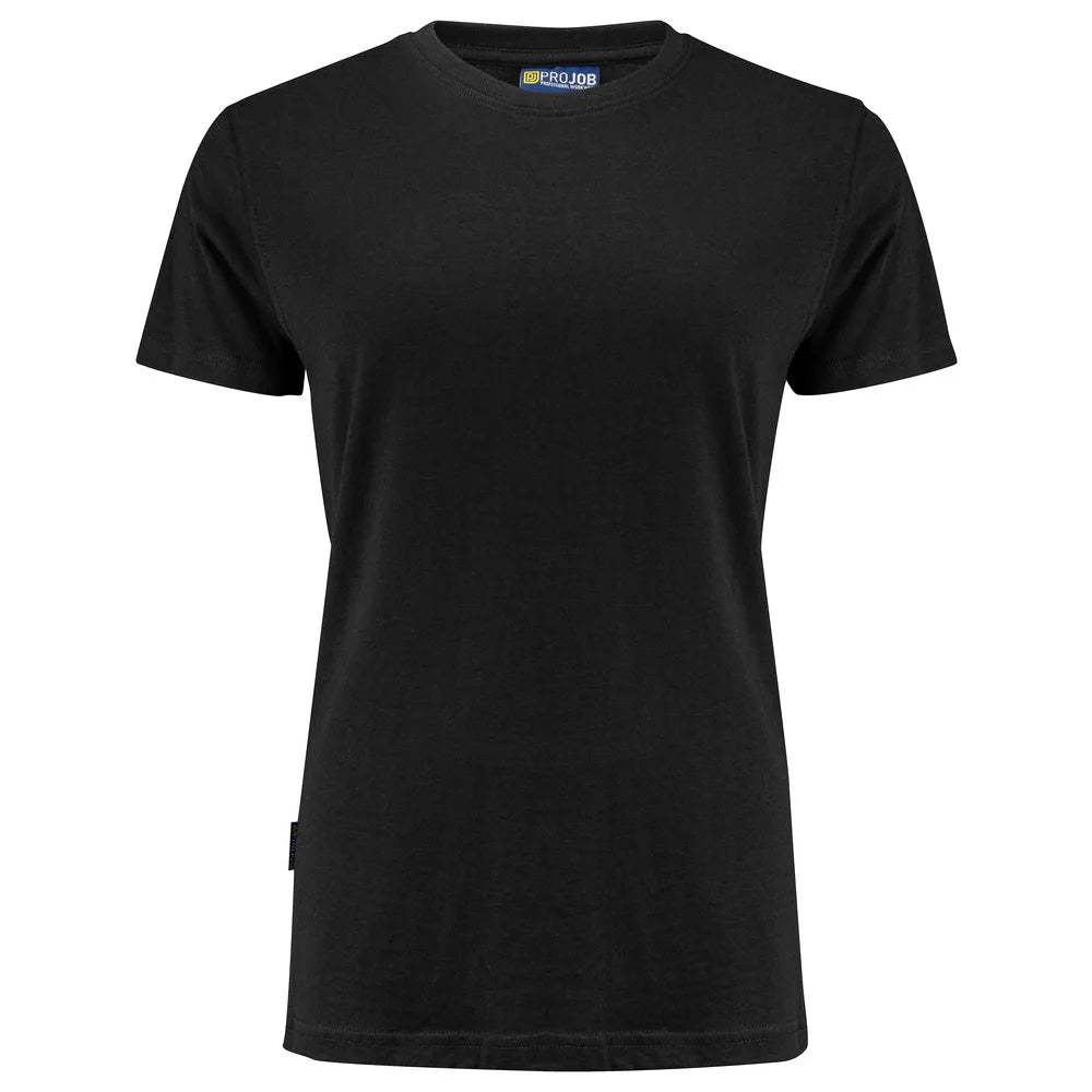 Projob 2032 Dames T-Shirt Katoen Zwart