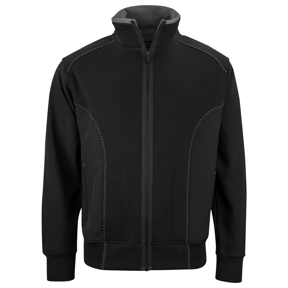 Projob 2121 Sweater Lange Rits Zwart Zwart