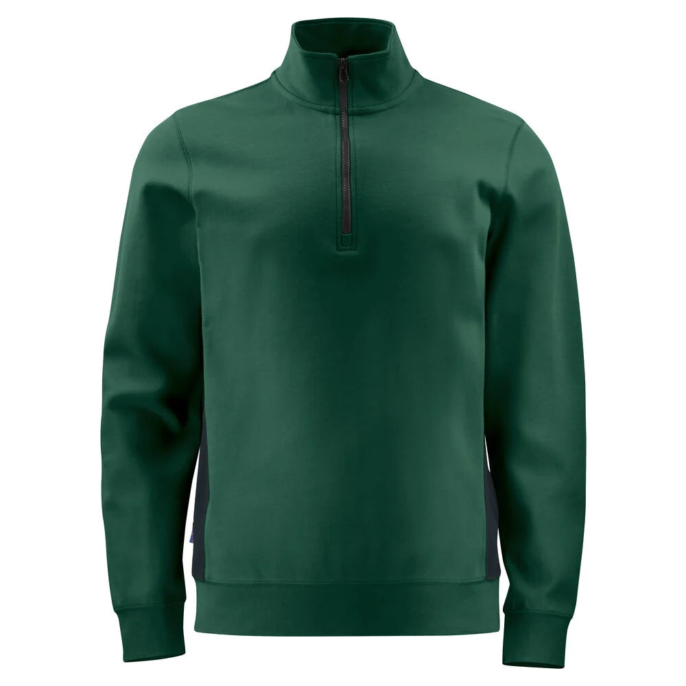 Projob 2128 Sweater Met Korte Ritssluiting Woudgroen