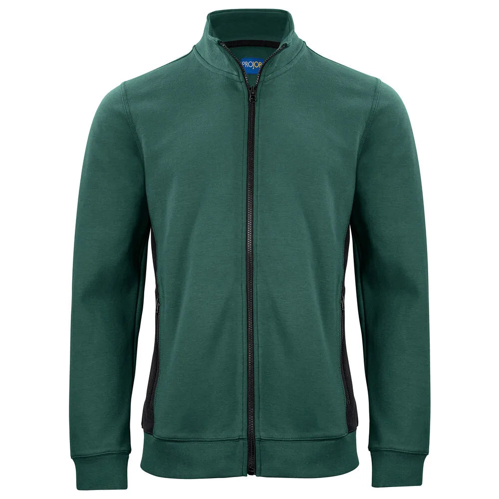 Projob 2129 Sweater Met Ritssluiting Woudgroen