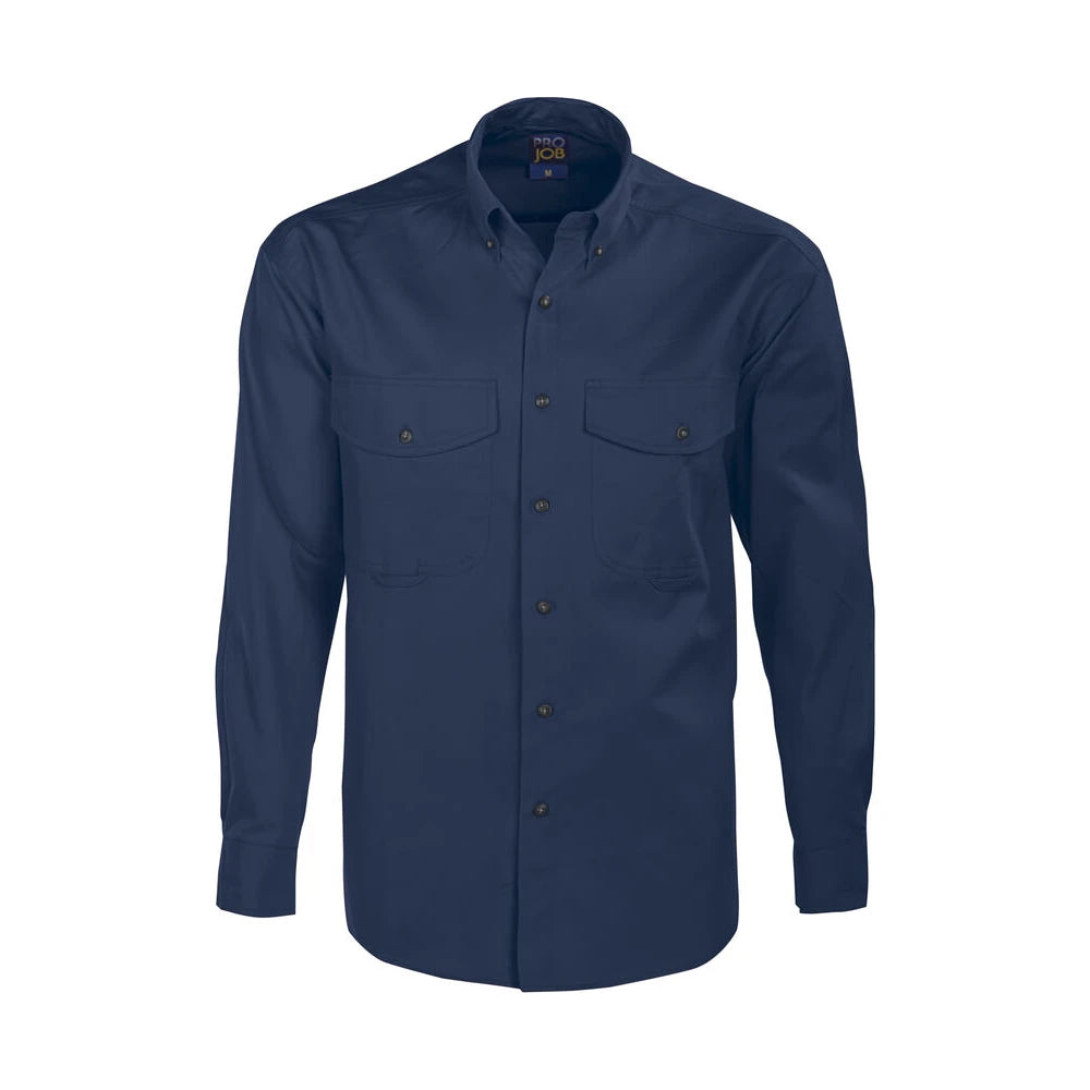 Projob 2219 Hemd Lange Mouwen Marine