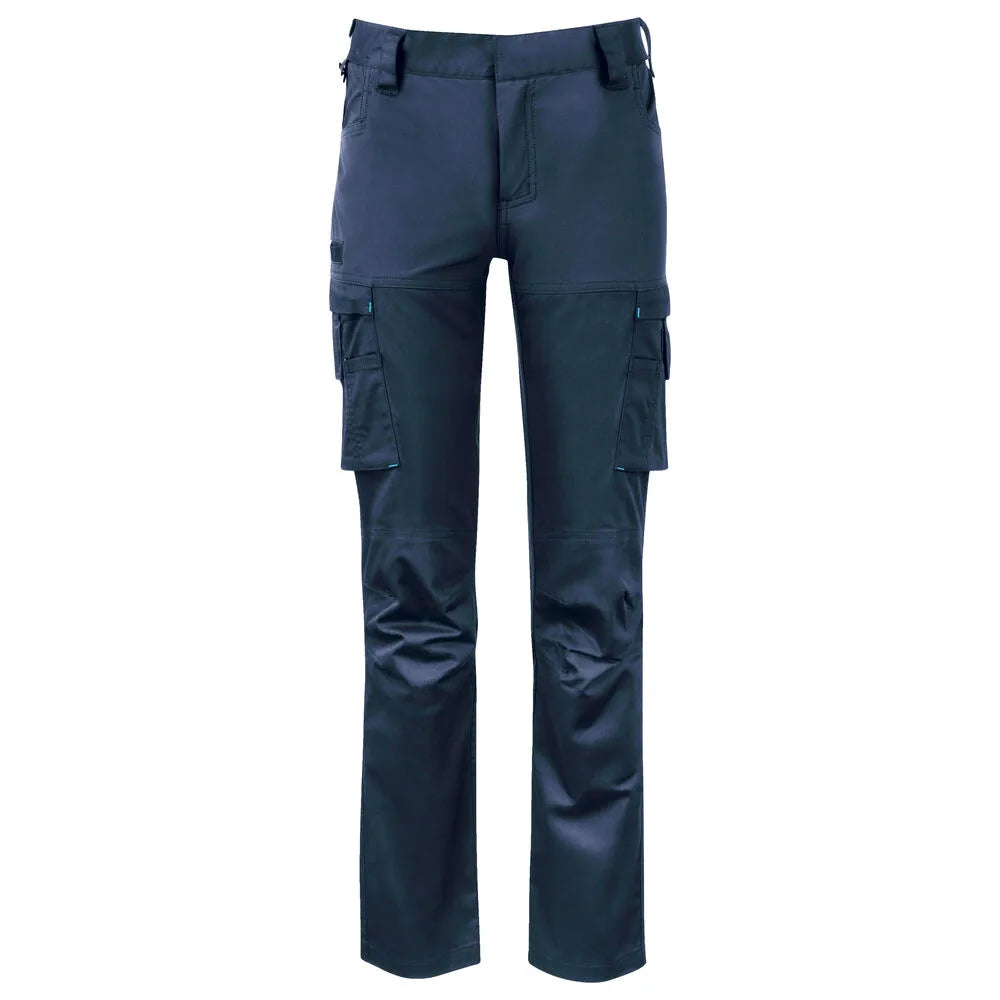 Projob 2553 Dames Stretchbroek Met Kniezakken Marine