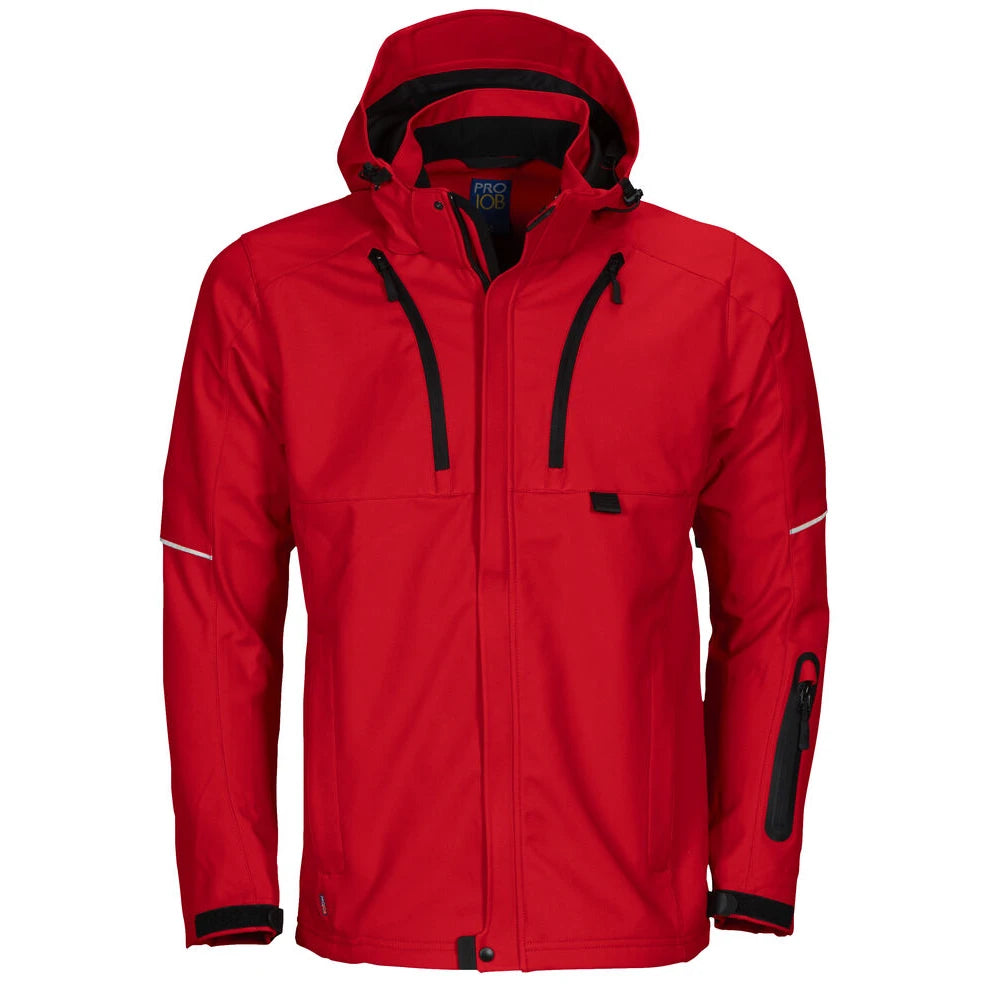 Projob 3406 Softshell Jas Rood