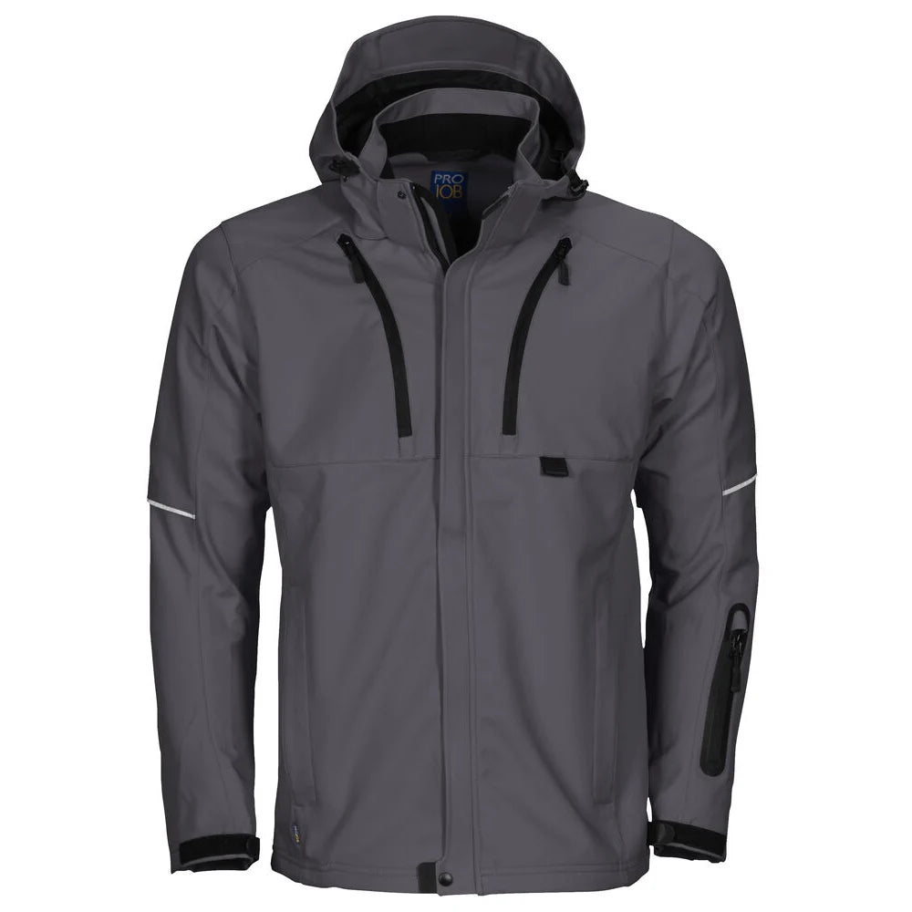 Projob 3406 Softshell Jas Grijs