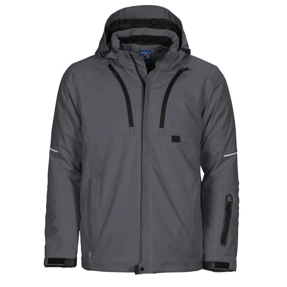 Projob 3407 Gevoerde Softshell Jas Grijs