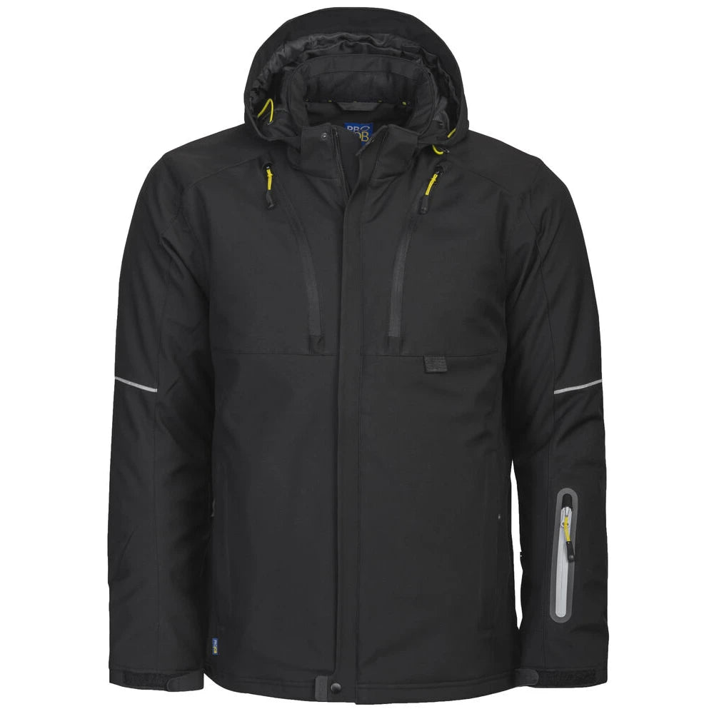 Projob 3407 Gevoerde Softshell Jas Zwart