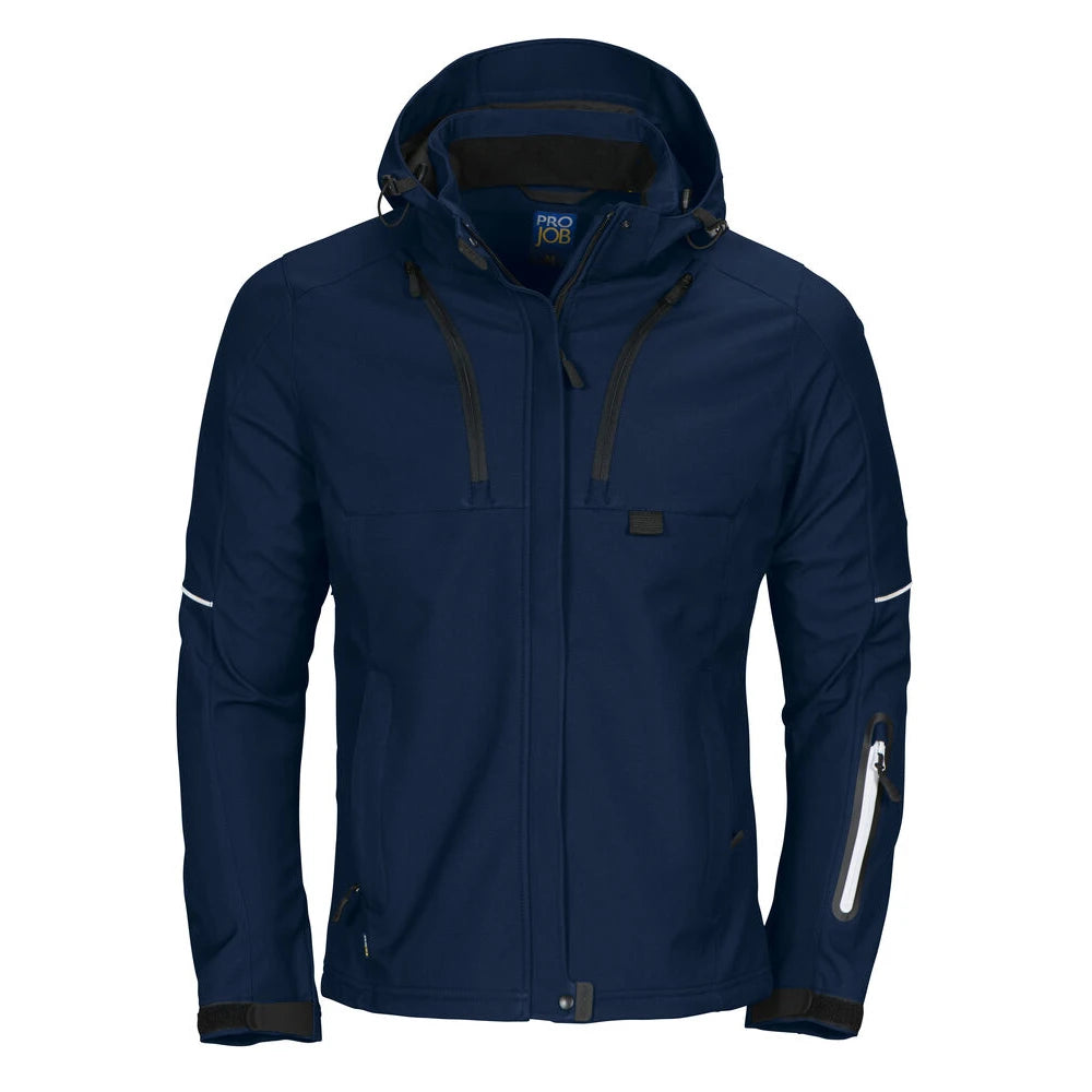 Projob 3412 Dames Softshell Jas Marine