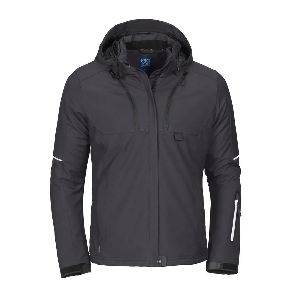 Projob 3412 Dames Softshell Jas Grijs