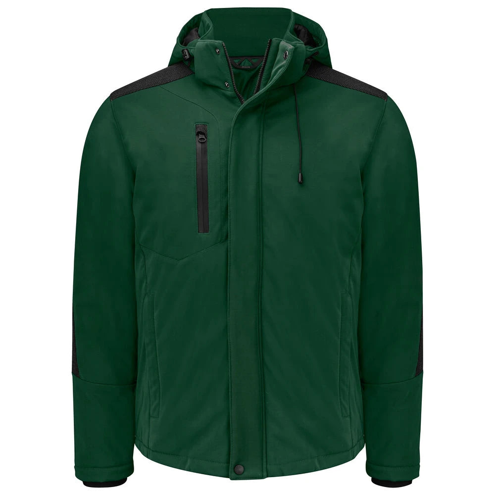 Projob 3417 Gevoerde Softshell Jas Woudgroen