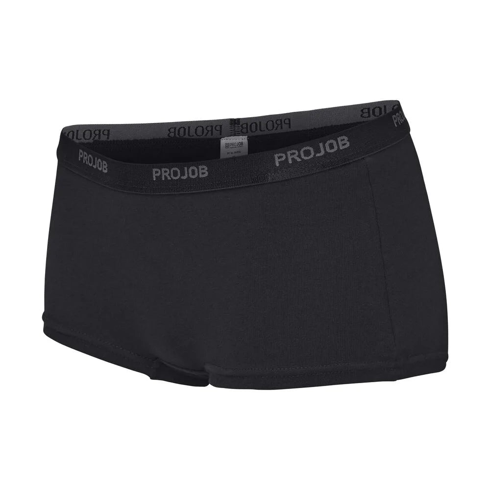 Projob 3532 Hipsters Dames, 2 Pack Zwart