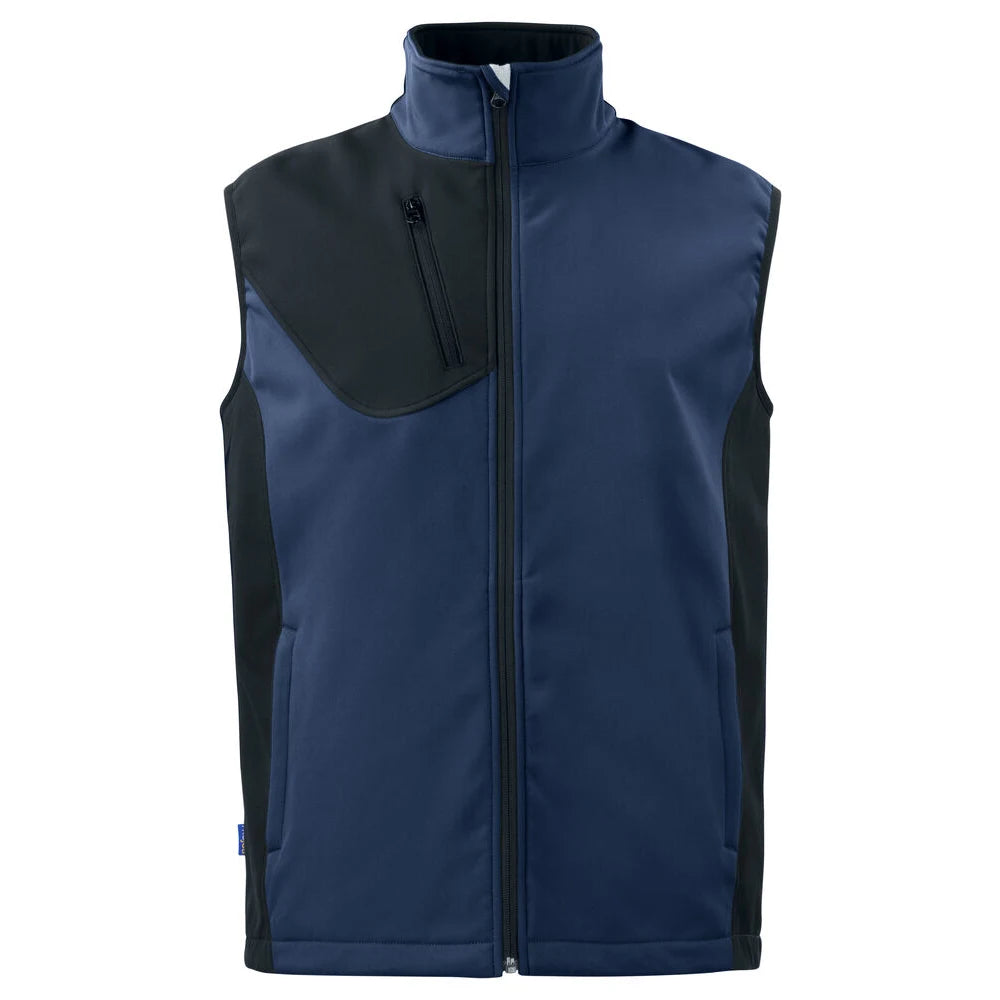 Projob 3702 Softshell Bodywarmer Marine