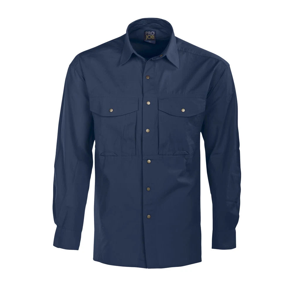 Projob 5210 Hemd Lange Mouwen Marine