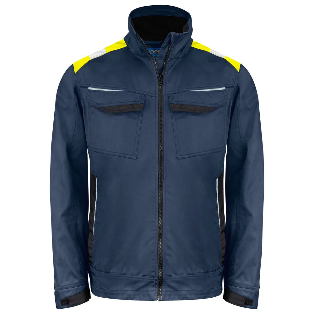 Projob 5427 Service Vest Navy Geel