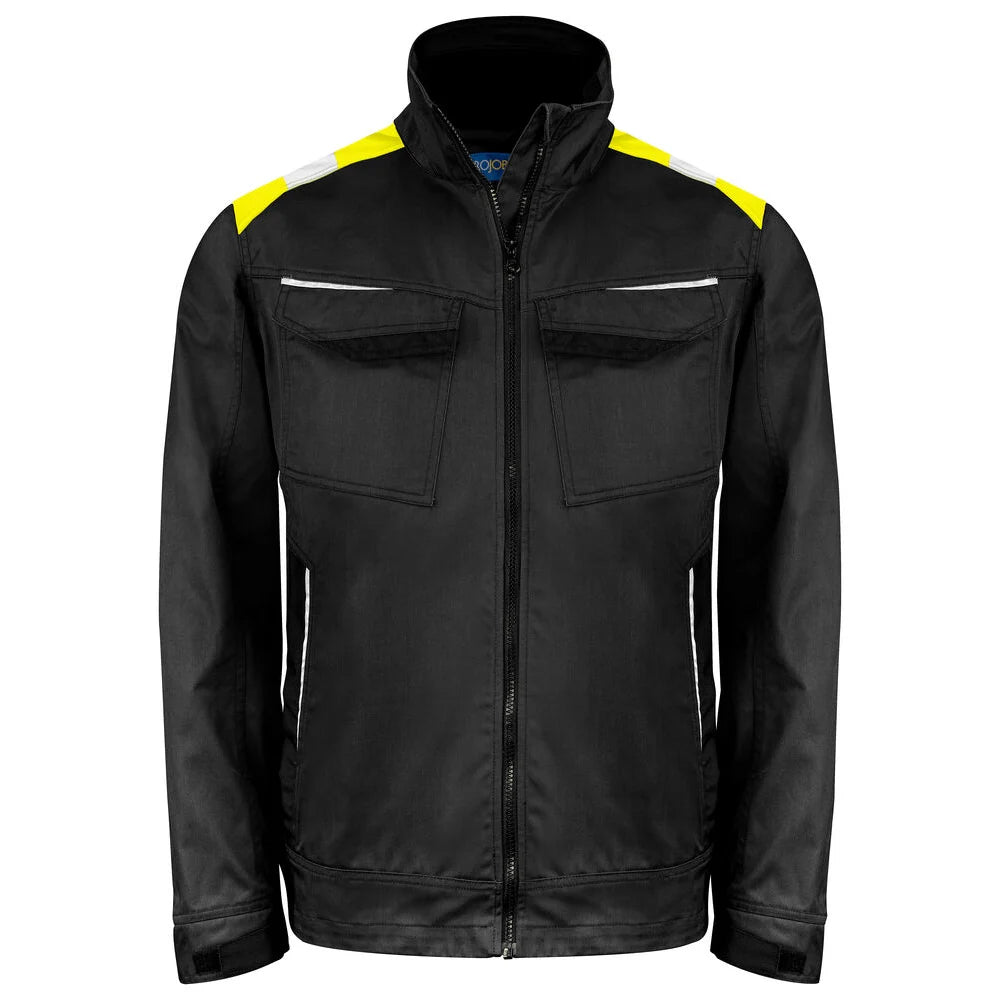 Projob 5427 Service Vest Zwart Geel