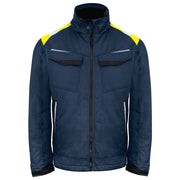 Projob 5428 Gevoerde Service Vest Navy Geel