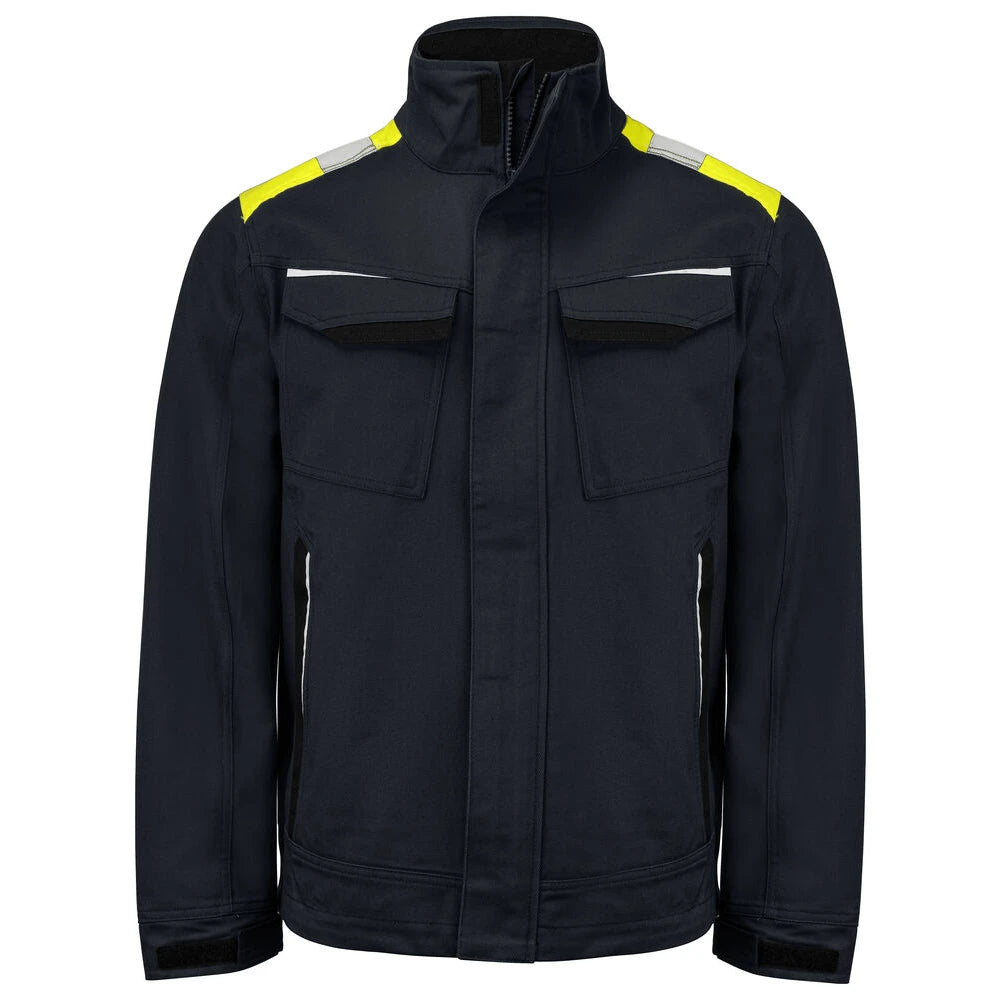 Projob 5437 Service Vest Katoen Zwart Geel