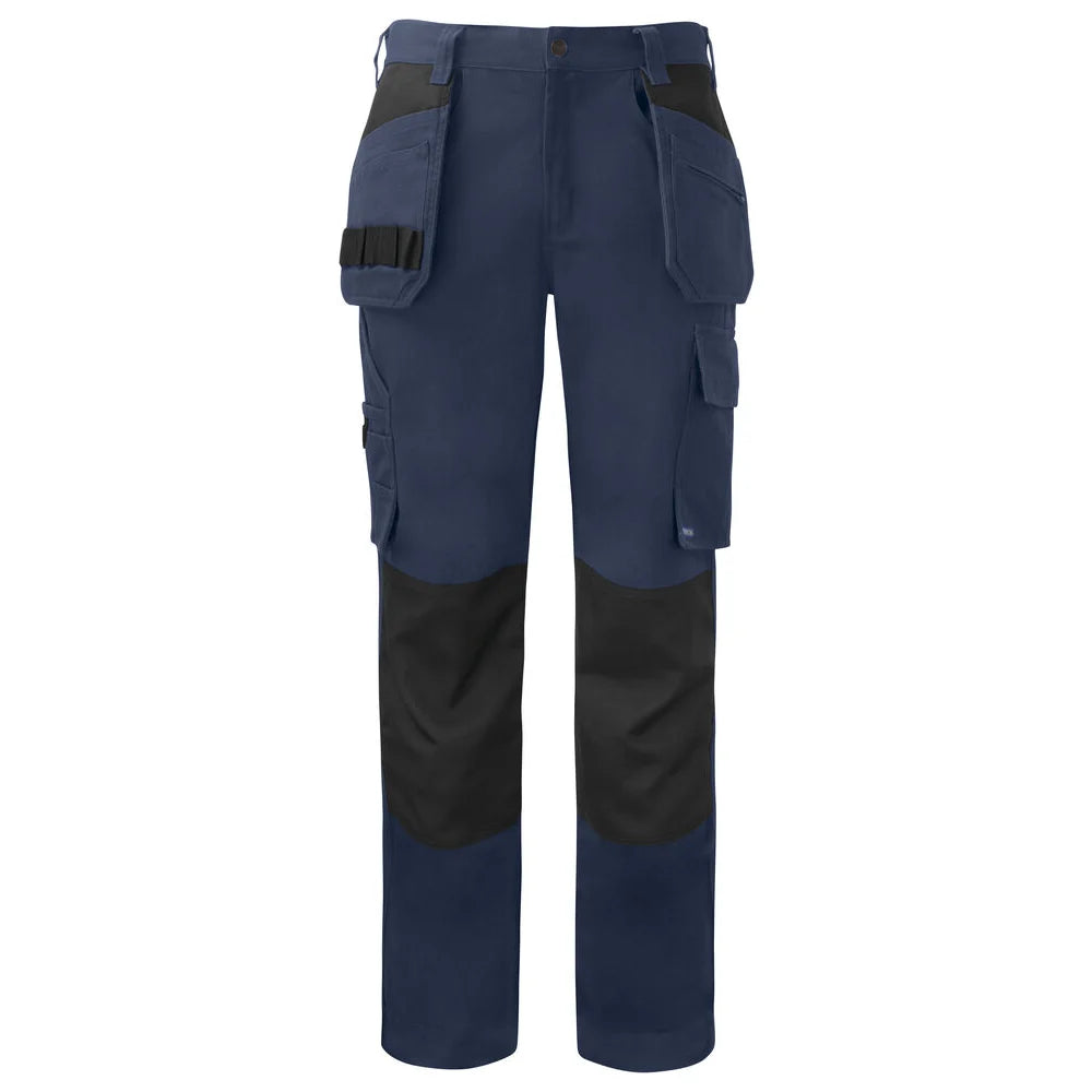 Projob 5530 Broek Met Kniezakken En Spijkerzakken Katoen Marine