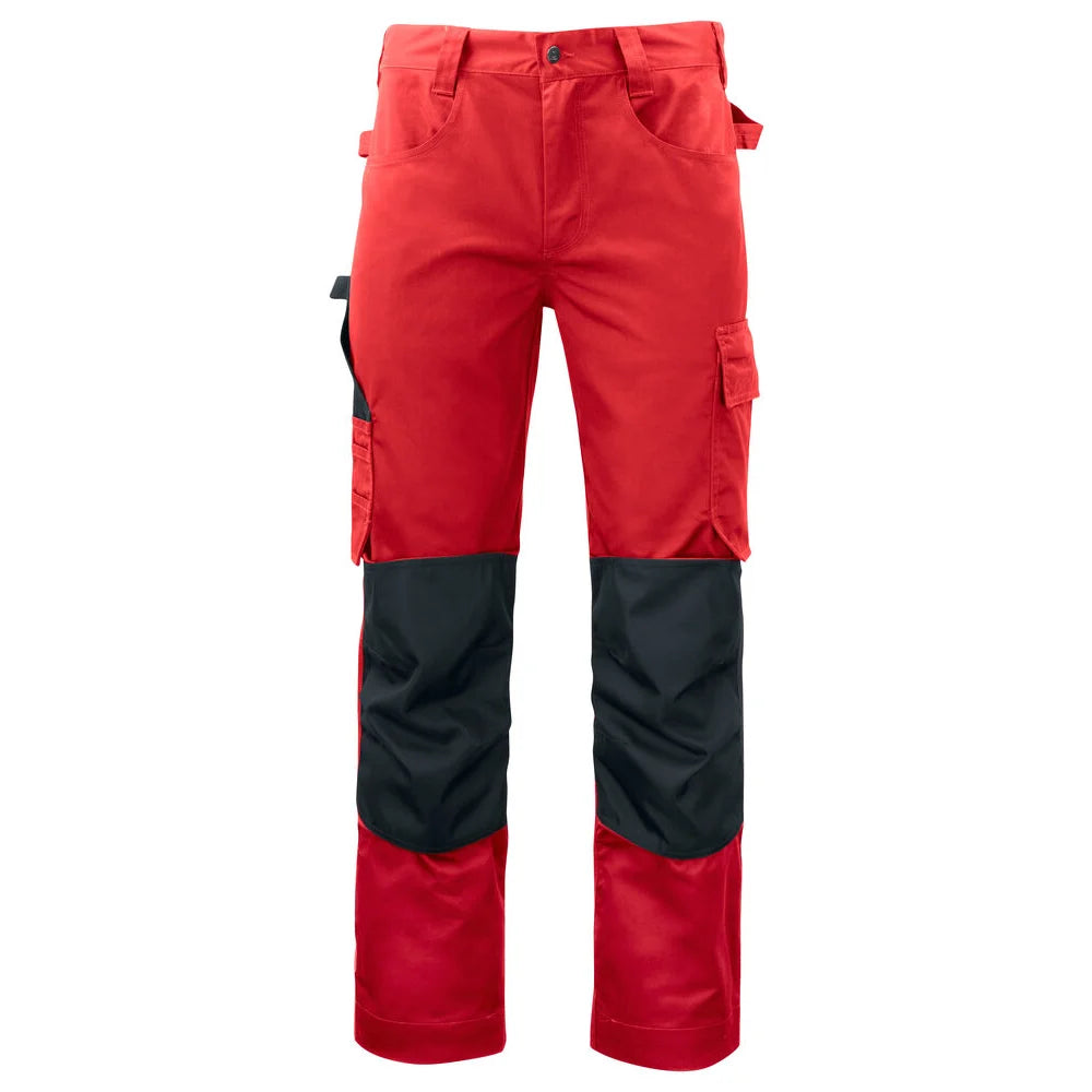 Projob 5532 Broek Met Kniezakken Rood