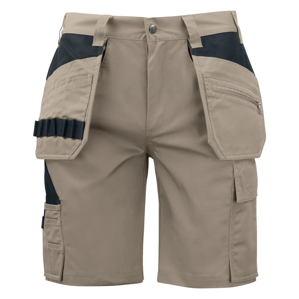 Projob 5535 Short Met Spijkerzakken Kaki