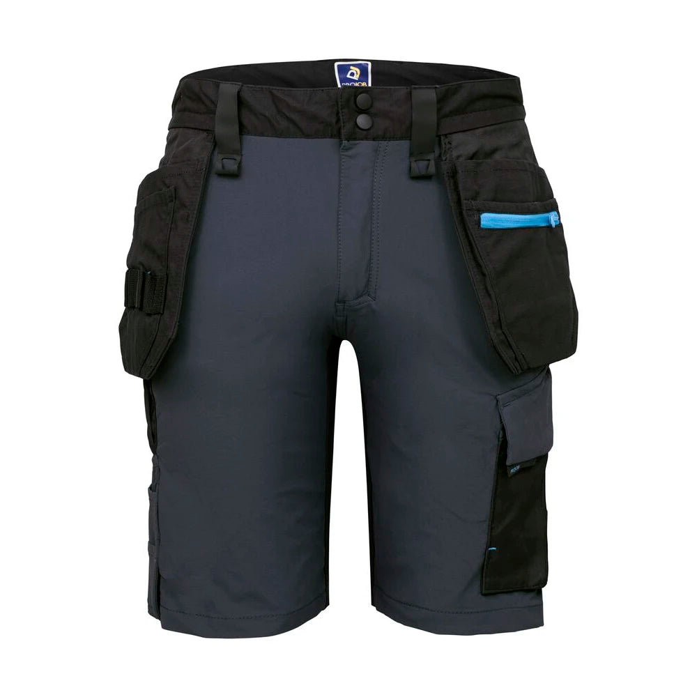 Projob 5562 Full Stretchshort Met Spijkerzakken Marine